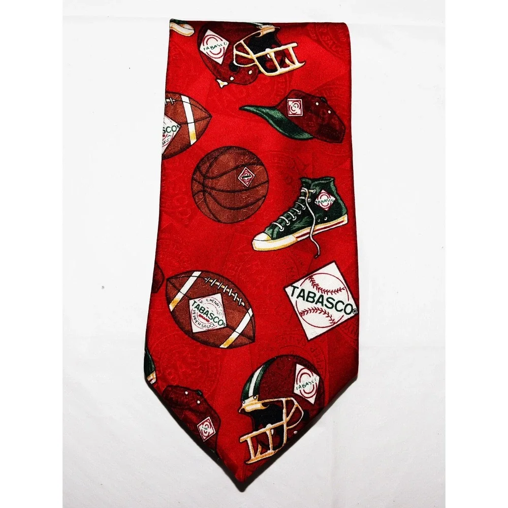 Tabasco Men's‎ Tabasco Sports Sneakers Print Silk Neck Tie